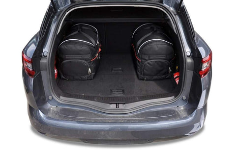 Renault Mégane Grandtour 2016+ Reistassen Set 5-delig Kofferbak Trunk Weekendtassen Auto Car Bags