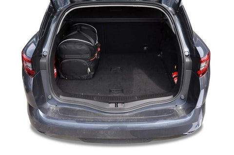 Renault Mégane Grandtour 2016+ Reistassen Set 5-delig Kofferbak Trunk Weekendtassen Auto Car Bags