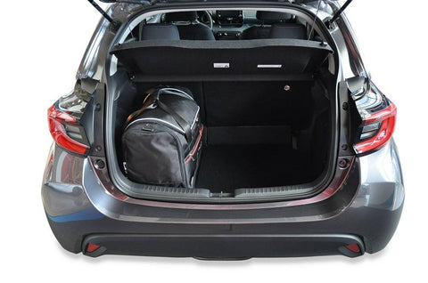 Toyota Yaris Hatchback Hybrid 2019+ Reistassen Set 3-delig Kofferbak Weekendtassen Auto Car Bags