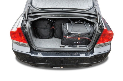 Volvo S60 2000-2010 Reistassen Set 5-delig Kofferbak Weekendtassen Auto Op Maat Gemaakt Car Bags