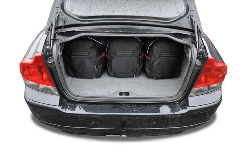 Volvo S60 2000-2010 Reistassen Set 5-delig Kofferbak Weekendtassen Auto Op Maat Gemaakt Car Bags