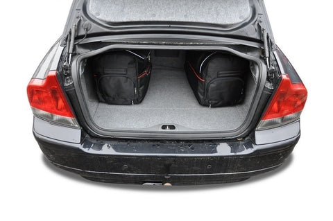 Volvo S60 2000-2010 Reistassen Set 5-delig Kofferbak Weekendtassen Auto Op Maat Gemaakt Car Bags