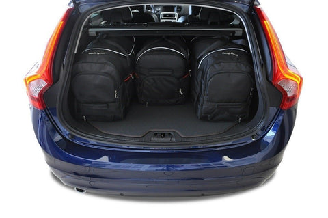 Volvo V60 2010-2018 Reistassen Set 4-delig Kofferbak Weekendtassen Auto Op Maat Gemaakt Car Bags