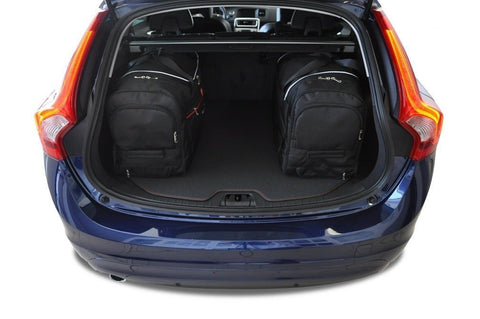 Volvo V60 2010-2018 Reistassen Set 4-delig Kofferbak Weekendtassen Auto Op Maat Gemaakt Car Bags