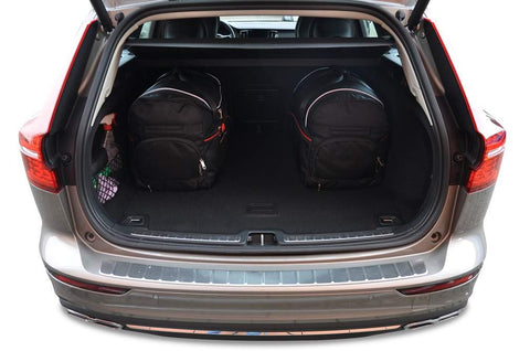 Volvo V60 2018+ Reistassen Set 5-delig Kofferbak Trunk Weekendtassen Auto Op Maat Gemaakt Car Bags