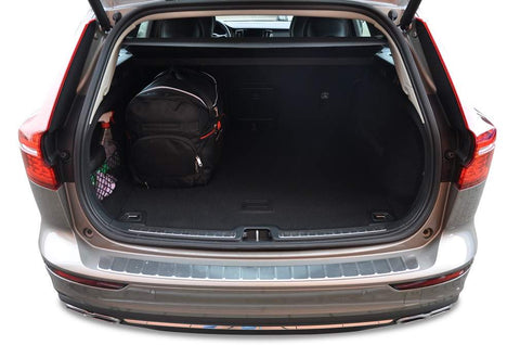 Volvo V60 2018+ Reistassen Set 5-delig Kofferbak Trunk Weekendtassen Auto Op Maat Gemaakt Car Bags
