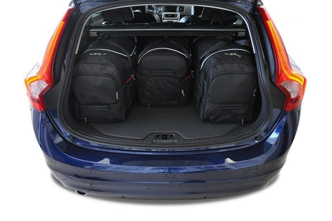 Volvo V60 Cross Country 2015-2018 Reistassen Set 4-delig Kofferbak Auto Op Maat Gemaakt Car Bags