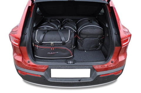 Volvo XC40 2017+ Reistassen Set 5-delig Kofferbak Trunk Weekendtassen Auto Op Maat Gemaakt Car Bags