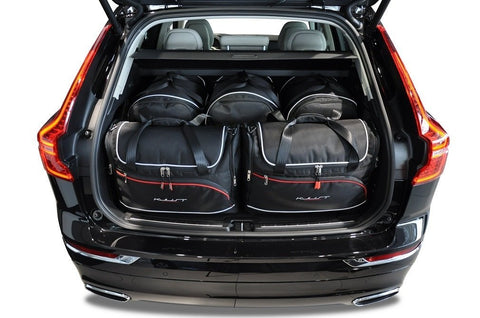 Volvo XC60 2017+ Reistassen Set 5-delig Kofferbak Trunk Weekendtassen Auto Op Maat Gemaakt Car Bags