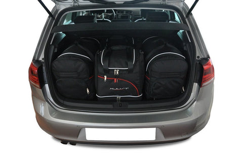 Volkswagen Golf Hatchback 2012-2020 Reistassen Set 4-delig VW Kofferbak Weekendtassen Auto Car Bags