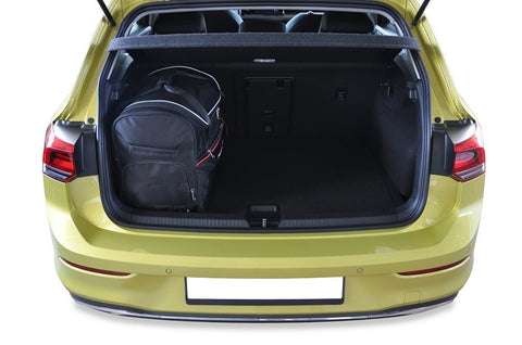 Volkswagen Golf Hatchback 2019+ Reistassen Set 3-delig VW Kofferbak Auto Op Maat Gemaakt Car Bags