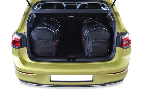 Volkswagen Golf Hatchback 2019+ Reistassen Set 3-delig VW Kofferbak Auto Op Maat Gemaakt Car Bags