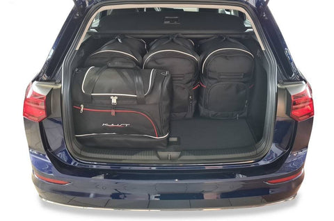 Volkswagen Golf Variant 2020+ Reistassen Set 5-delig VW Kofferbak Auto Op Maat Gemaakt Car Bags