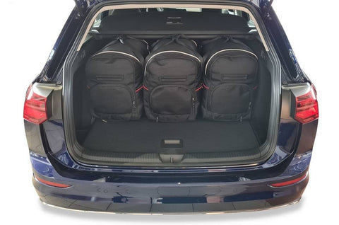 Volkswagen Golf Variant 2020+ Reistassen Set 5-delig VW Kofferbak Auto Op Maat Gemaakt Car Bags