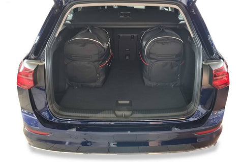 Volkswagen Golf Variant 2020+ Reistassen Set 5-delig VW Kofferbak Auto Op Maat Gemaakt Car Bags