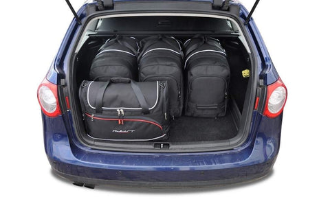 Volkswagen Passat Variant 2005-2010 Reistassen Set 5-delig Kofferbak Auto Op Maat Gemaakt Car Bags