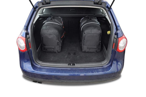 Volkswagen Passat Variant 2005-2010 Reistassen Set 5-delig Kofferbak Auto Op Maat Gemaakt Car Bags