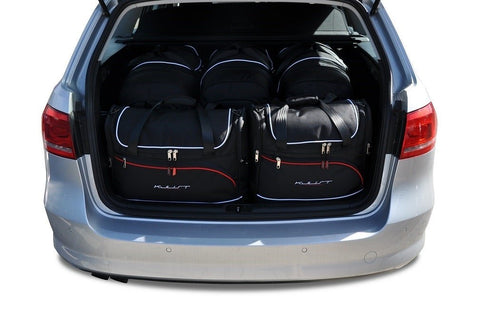 Volkswagen Passat Variant 2010-2014 Reistassen Set 5-delig VW Kofferbak Weekendtassen Auto Car Bags