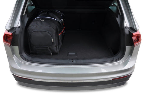 Volkswagen Tiguan 2016+ Reistassen Set 4-delig VW Kofferbak Trunk Auto Op Maat Gemaakt Car Bags