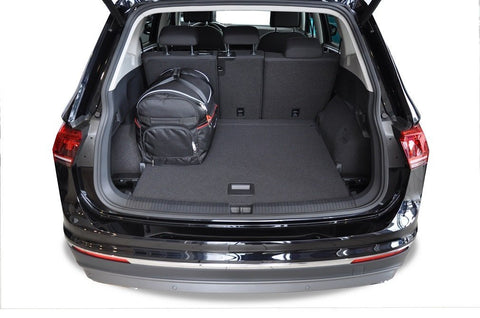 Volkswagen Tiguan Allspace 2016+ Reistassen Set 5-delig VW Kofferbak Auto Op Maat Gemaakt Car Bags