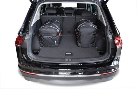 Volkswagen Tiguan Allspace 2016+ Reistassen Set 5-delig VW Kofferbak Auto Op Maat Gemaakt Car Bags