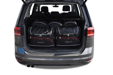 Volkswagen Touran 2015+ Reistassen Set 5-delig VW Trunk Weekendtassen Auto Op Maat Gemaakt Car Bags