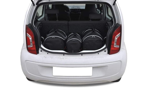 Volkswagen Up! 2011+ Reistassen Set 3-delig VW Kofferbak Trunk Weekendtassen Auto Op Maat Gemaakt Car Bag